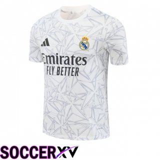 Real Madrid Training T Shirt White 2024/2025