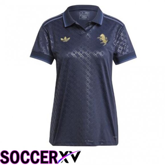 Juventus Women Third Soccer Jersey Blue Royal 2024/2025