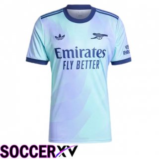 Arsenal Third Soccer Jersey Blue 2024/2025