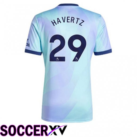 Arsenal (HAVERTZ 29) Third Soccer Jersey Blue 2024/2025