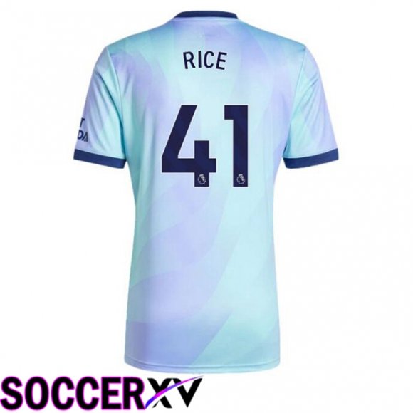 Arsenal (RICE 41) Third Soccer Jersey Blue 2024/2025