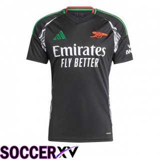 Arsenal Away Soccer Jersey Black 2024/2025