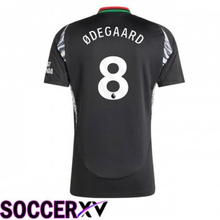 Arsenal (ØDEGAARD 8) Away Soccer Jersey Black 2024/2025