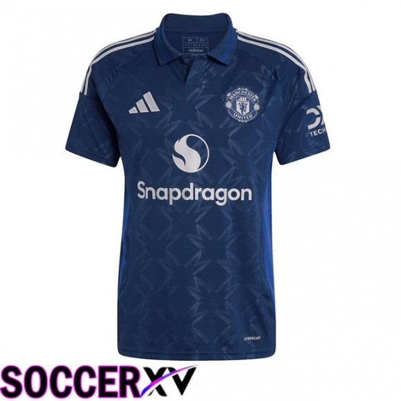 Manchester United Away Soccer Jersey Blue 2024/2025