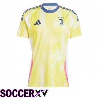 Juventus Away Soccer Jersey Yellow 2024/2025