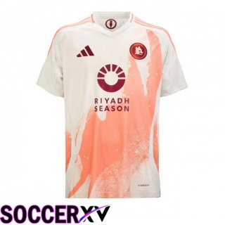 AS Rome Away Soccer Jersey White 2024/2025