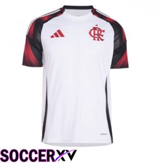 Flamengo Away Soccer Jersey White 2025/2026