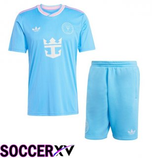 Inter Miami CF Kids Third Soccer Jersey Blue 2025/2026