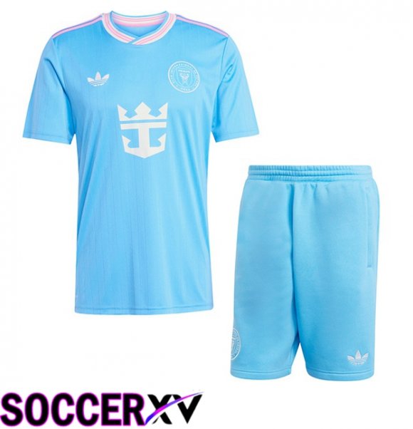 Inter Miami CF Kids Third Soccer Jersey Blue 2025/2026