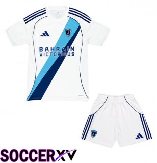 Paris FC Kids Away Soccer Jersey White 2025/2026