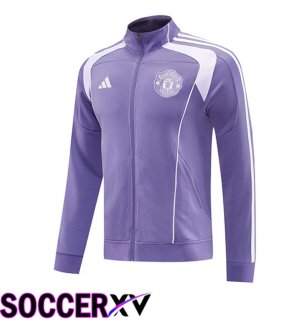 Manchester United Training Jacket Purple 2025/2026