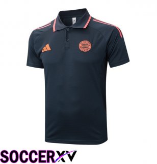 Bayern Munich Soccer Polo Grey 2025/2026