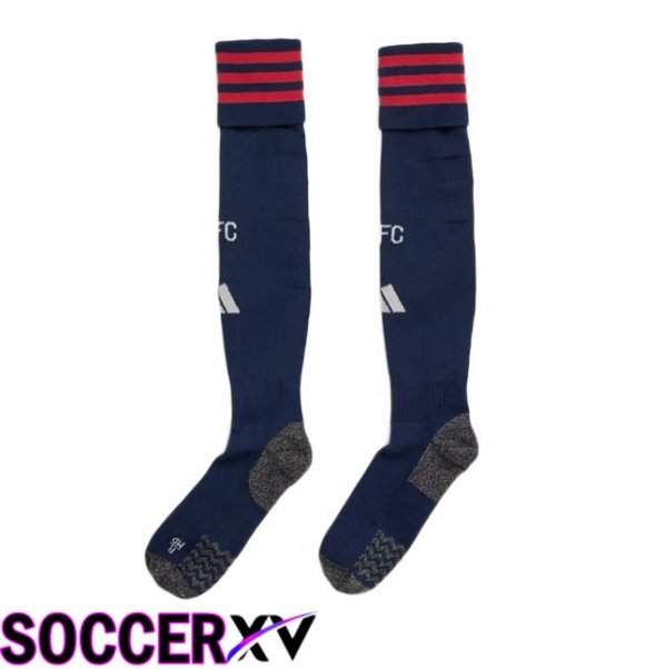 Arsenal Away Soccer Socks Blue Royal 2025/2026