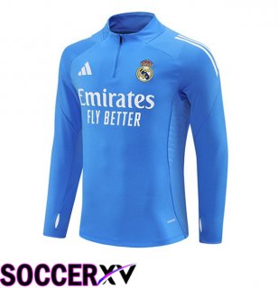 Real Madrid Training Sweatshirt Blue 2025/2026