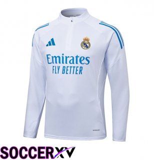 Real Madrid Training Sweatshirt White 2025/2026