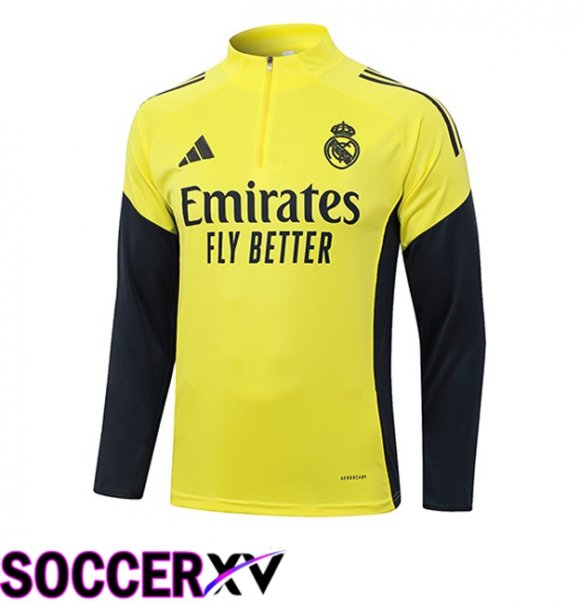 Real Madrid Training Sweatshirt Yellow 2025/2026