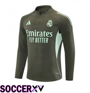 Real Madrid Training Sweatshirt Green 2025/2026