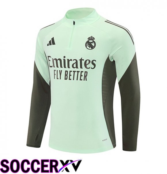 Real Madrid Training Sweatshirt Green 2025/2026
