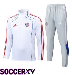 Bayern Munich kit Training Tracksuit White 2025/2026