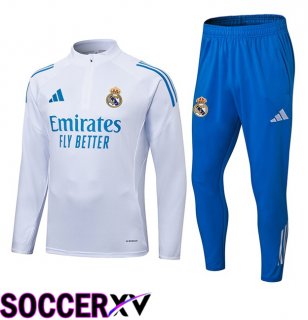 Real Madrid kit Training Tracksuit White 2025/2026