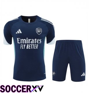 Arsenal kit Training T Shirt + Shorts Blue Royal 2025/2026