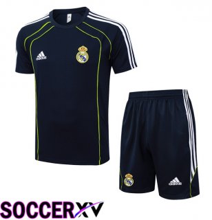 Real Madrid kit Training T Shirt + Shorts Blue Royal 2025/2026