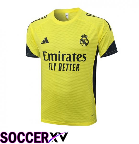Real Madrid Training T Shirt Yellow 2025/2026