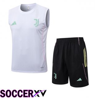 Juventus Soccer Vest + Shorts White 2025/2026