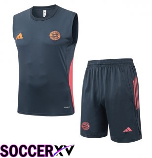 Bayern Munich Soccer Vest + Shorts Grey 2025/2026