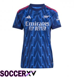 Arsenal Women Away Soccer Jersey Blue Royal 2025/2026