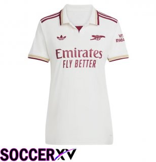 Arsenal Women Third Soccer Jersey White 2025/2026