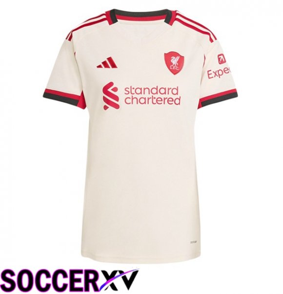 FC Liverpool Women Away Soccer Jersey Yellow 2025/2026