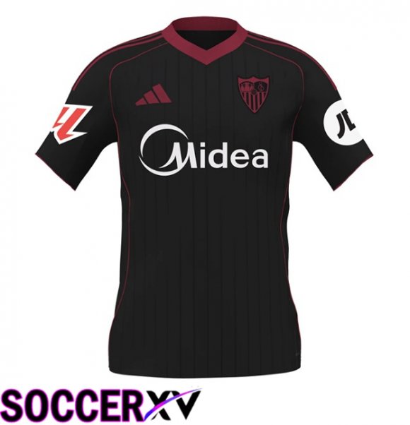 Sevilla FC Third Soccer Jersey Black 2025/2026
