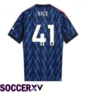Arsenal (RICE 41) Away Soccer Jersey Blue Royal 2025/2026
