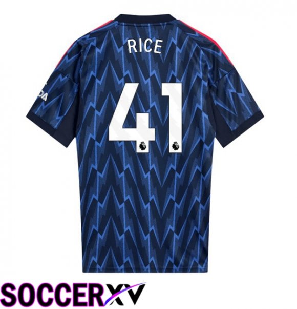 Arsenal (RICE 41) Away Soccer Jersey Blue Royal 2025/2026