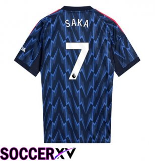 Arsenal (SAKA 7) Away Soccer Jersey Blue Royal 2025/2026