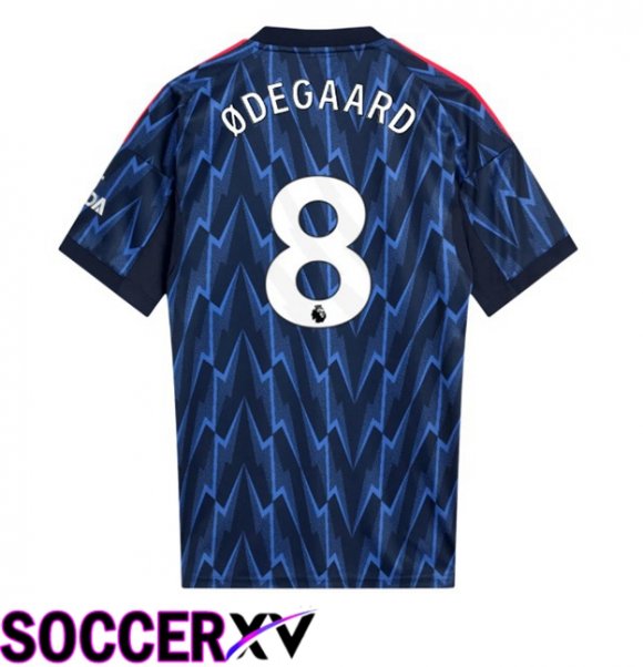 Arsenal (ØDEGAARD 8) Away Soccer Jersey Blue Royal 2025/2026