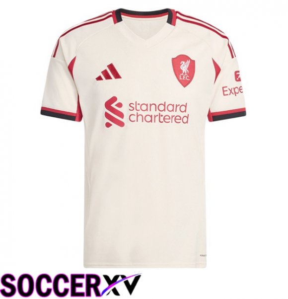 FC Liverpool Away Soccer Jersey Yellow 2025/2026