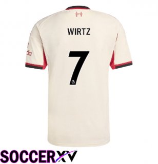 FC Liverpool (WIRTZ 7) Away Soccer Jersey Yellow 2025/2026