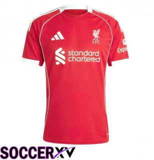 FC Liverpool Home Soccer Jersey Red 2025/2026