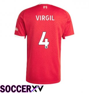 FC Liverpool (VIRGIL 4) Home Soccer Jersey Red 2025/2026