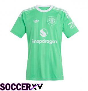 Manchester United Goalkeeper Soccer Jersey Green 2025/2026