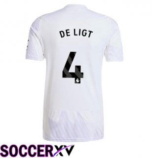 Manchester United (DE LIGT 4) Away Soccer Jersey White 2025/2026