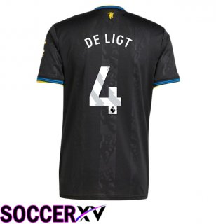 Manchester United (DE LIGT 4) Third Soccer Jersey Black 2025/2026