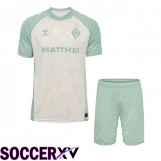 SV Werder Bremen Kids Away Soccer Jersey White 2024/2025