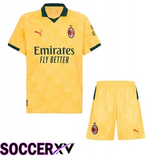 AC Milan Kids Third Soccer Jersey 2025/2026