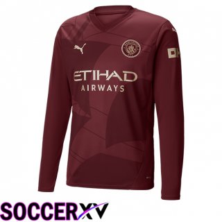 Manchester City Third New Soccer Jersey Long sleeve 2024/2025