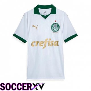 Palmeiras Away Soccer Jersey White 2024/2025