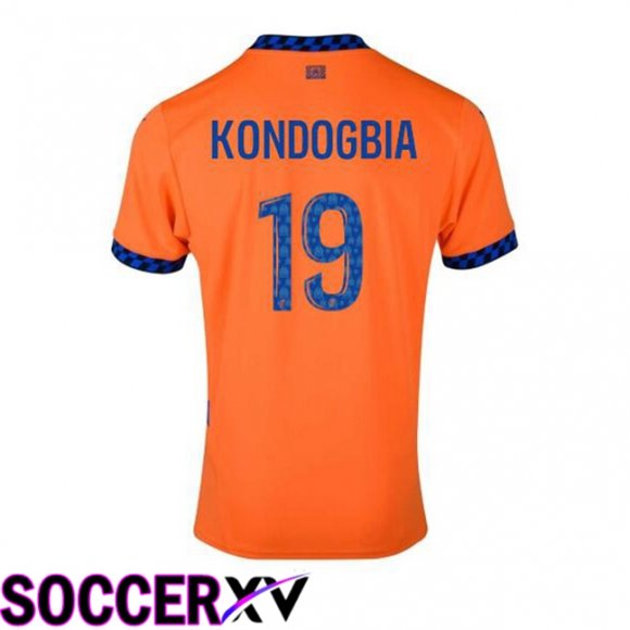 Marseille OM (KONDOGBIA 19) Third Soccer Jersey Orange 2024/2025