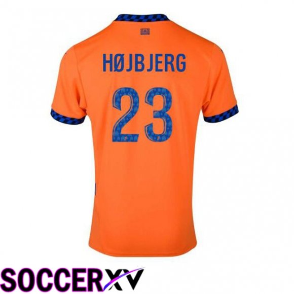 Marseille OM (HØJBJERG 23) Third Soccer Jersey Orange 2024/2025